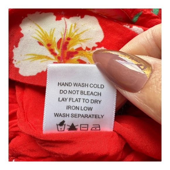 Majorelle Red Fruit Punch Ruffled Floral Crop Top Shorts Set Womens XXS - Picture 13 of 14